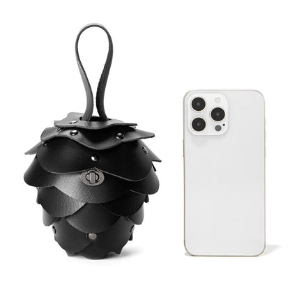 Women's Retro Pinecone-Shaped Personalized Purse Belt Bag