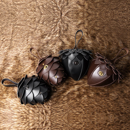 Women's Retro Pinecone-Shaped Personalized Purse Belt Bag