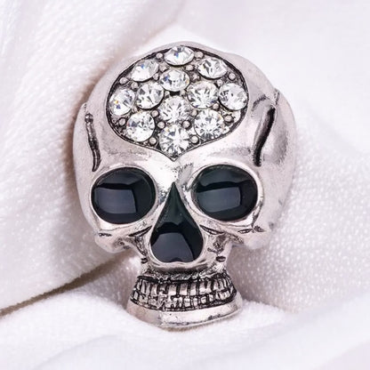 Halloween Rhinestone Exquisite Skull Brooch Accessory